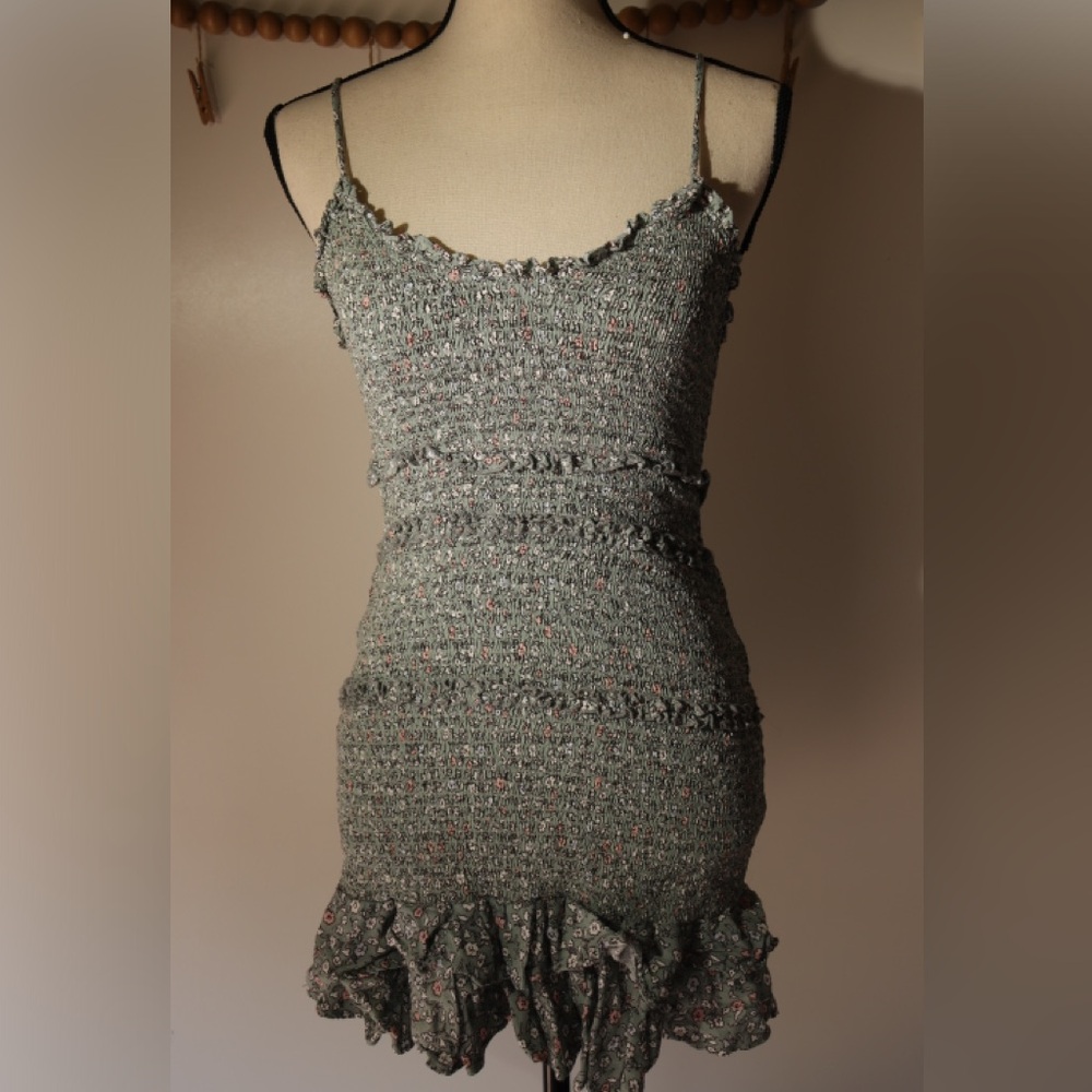LILYFUL Mini Floral and Ruffle Dress - Picture 14 of 15